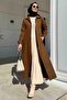 Asmin Stamp Coat Tan - 3