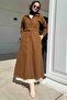 Asmin Stamp Coat Tan - 6