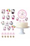 Hello Kitty 6 Year Old Birthday Cake Decoration Table Model Set - 3