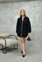 Rose Patterned Zippered Jacket