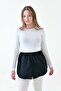 2-Pack Plus Size Shirt Skirt Underwear Set Poplin Cotton Buttoned Shirt Look - 4