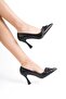 Women's Heeled Engagement Evening Dress Shoes - 2