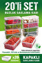 20 Leak Proof Storage Containers Suitable for 2 Liter Microwave - Deep Freezer - 4