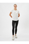 Sports T-Shirt Slogan Printed Short Sleeve Crew Neck Modal Blended - 2