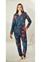 Print Pajama Kit with Front Button - 3