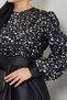 Women's Clothing Evening Dress Fashion Sequin Detailed Satin Evening Dress 2537 - 7