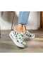 Air Sole Padded Green Leaves Themed Sabo Slippers - 2