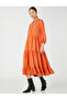 Balloon Sleeve Shirt Dress Magnificent Collar Button Layered