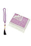 Premium Ottoman Pattern Prayer Rug and Pearl Rosary Set, Islamic Gifts for Women and Men - 3