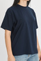 SOL ANAHTARI BASKILI  LACİVERT OVERSIZE - 5