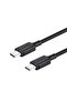 كابل Zero USB-C إلى USB-C يدعم الشحن السريع PD 60W بطول 1 متر - أسود - 3
