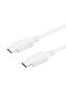 كابل Zero USB-C إلى USB-C Type-C بقوة 100 وات وشحن فائق السرعة PD بطول 1 متر - أبيض - 2