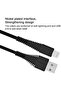 كابل USB قوي للآيفون بطول 1.2 متر - أسود - 3