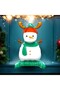 Footed Little Snowman Foil Balloon Christmas Foil Balloon Ornament - 4
