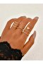 Set of 7 Design Heart Ring and Joint Ring