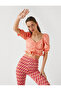 Crop Gathered Blouse