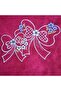 Girl's Embroidered Velvet Top and Bottom Set - 3