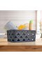 Leather Patterned Special Design Multi-Purpose Organizer Decorative Basket