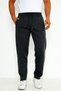 Men's Anthracite Straight Leg Pocket Elastic Waist High Waist Modal Scuba Sports Sweatpants Edy0010A - 6