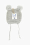 Set of 4 Baby Beanie Hats with Pompoms, Knitted Baby Hats, Knitted Baby Beanie (0-18 Months) - 5