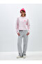 Lcw Home Pink Crew Neck Barbie Printed Long Sleeve Women's Sweatshirt - 3