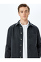 Classic Denim Jacket with Buttoned Cotton Pocket Detail