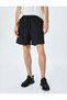 Sports Shorts with Pockets and Lace-Up Waist - 3