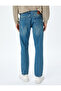 Regular Waist Cotton Straight Fit Jeans - Mark Jean - 4