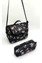 Girl's Primary School Bag Character Printed Orthopedic 3-Piece Set First School Bag Black - 5