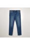 بنطلون جينز مطاطي بقصّة Slim-fit - L32 أزرق
