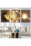 Metal Framed Real Glass Table Ukasyah Set of 3