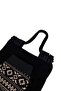 Women's Black Fabric Waterproof Shoulder And Backpack - 6