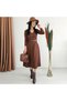 Full Lycra Long Sleeve Dress with Belt - 4