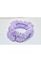 Hair Band 100% Cotton Towel Cotton Skin Care Makeup Lilac Bandana - 2
