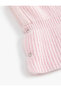 Knitted Beanie with Snap Detail - 3