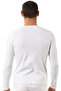 Özkan 0266 Men's Combed Lycra Cotton Round Neck Long Sleeve T-Shirt Undershirt - 2