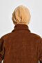 Fleece Hat with Visor, B-73Pl, Camel Hair - 3
