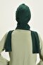 Winter Scarf Bonnet Turban, B-80Rb, Duck Green - 7