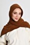 Women's Fleece Winter Beanie, Scarf, Neck Warmer Shawl, B-85Pl, Brown - 6