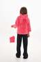Girl'S, Plush, Hooded, Embroidery Detailed, Bag Included, Sweatshirt, Pullover Rb-703 - 8