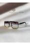 Berc Unisex Luxury Smoked Yellow Glass Black Frame Sunglasses - 4