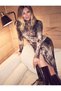 X Selected by Şahika Ercümen - Patterned Turtleneck Slim Fit Long Sleeve Body
