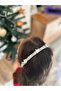 Star Detailed Crown Christmas Buckle in Silver - 2