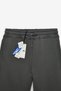 Leutrim Men's Printed 3 Thread Raster Elastic Leg Anthracite Tracksuit Set - 5