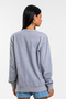 Women's Crew Neck Regular Fit Slim California Printed Sweatshirt Spr24Swk125 - 2