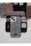 Apple iPhone 16 Plus Compatible Glitter Full Stone Silicone Phone Cover (Case) Silver