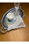 6Pcs Silver Color Suitable for Wire Breaking Processing Double Zigzag Square Embroidered Cocktail Presentation Napkin - 3