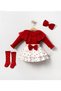 Helena Lace Skirt Set with Heart Socks Baby Girl Set - 5