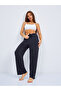 Women's Loose Fit Wide Leg Comfortable Oversize Thin Palazzo Trousers Gray