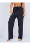 Women's Loose Fit Wide Leg Comfortable Oversize Thin Palazzo Trousers Gray - 5